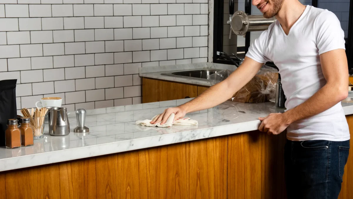 how to clean quartz countertops