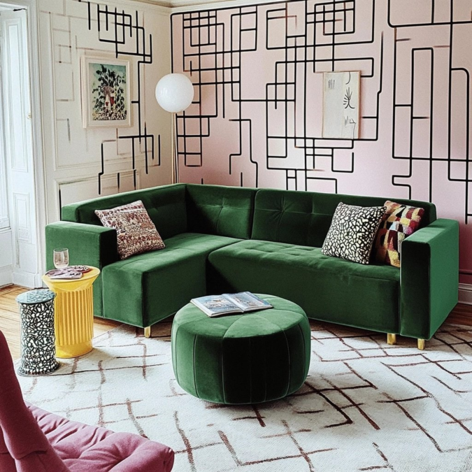 Transform Your Living Space with a Green Sectional: A Guide to Style and Comfort