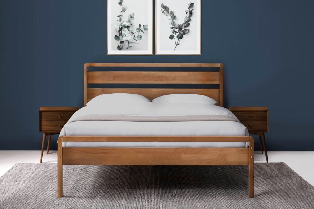 scandinavian bed frame